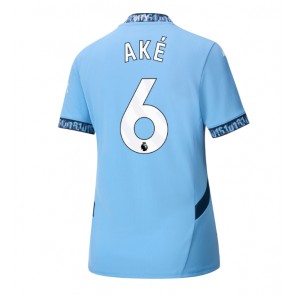 Billiga Manchester City Nathan Ake #6 Hemmatröja Dam 2024-25 Kortärmad